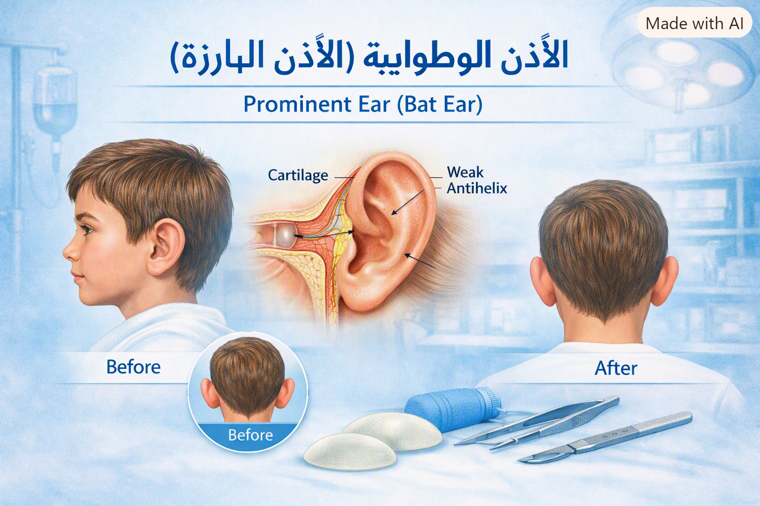 Bat Ear (Prominent Ear): Definition, Causes & Treatment